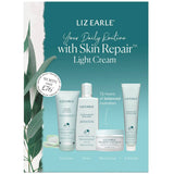 Liz Earle Your Daily Routine with Skin Repair Light Cream Kit (Worth £76.00)