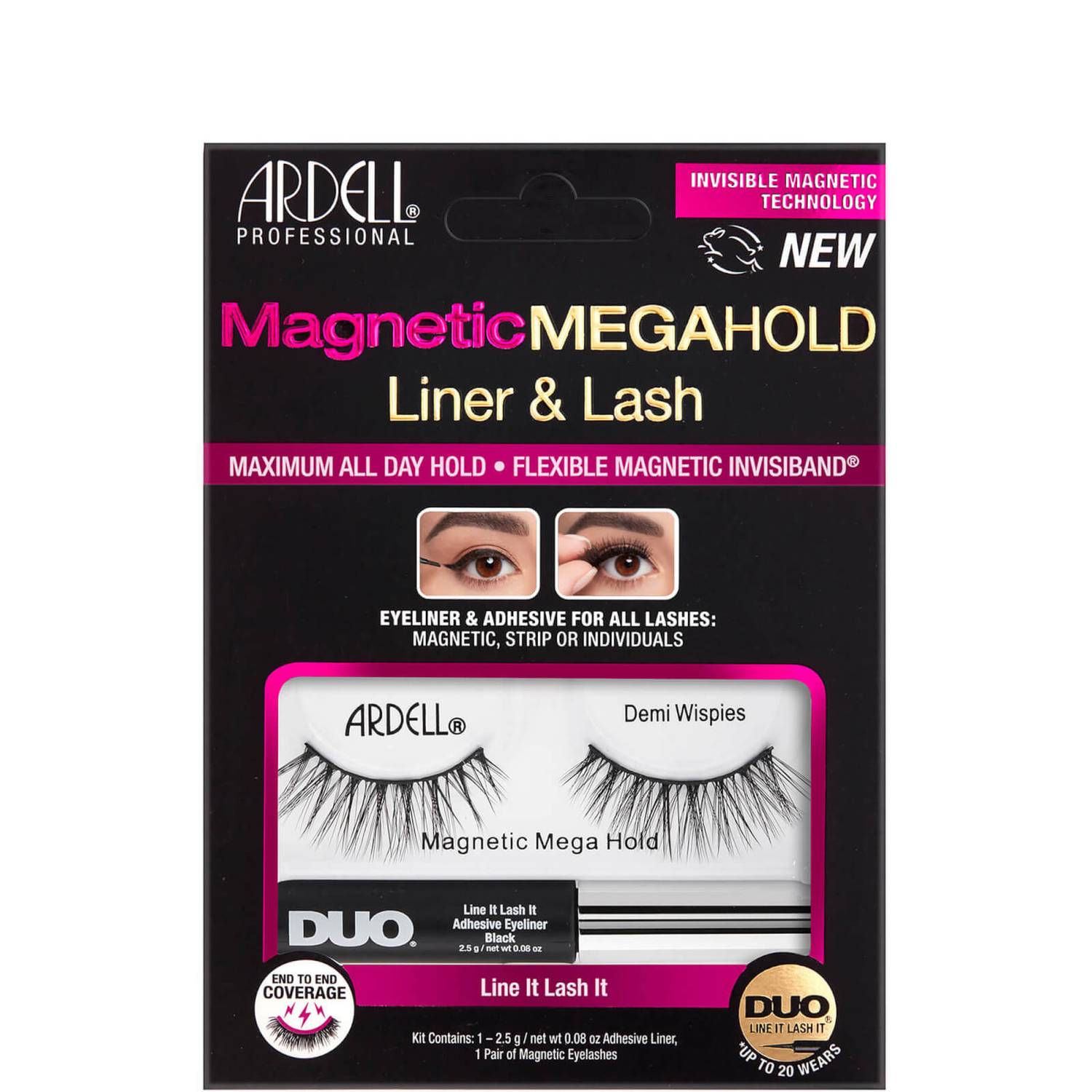 Ardell Magnetic MegaHold Liquid Liner and Lash Demi Wispies