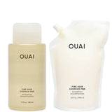 OUAI Fine Shampoo and Refill Bundle