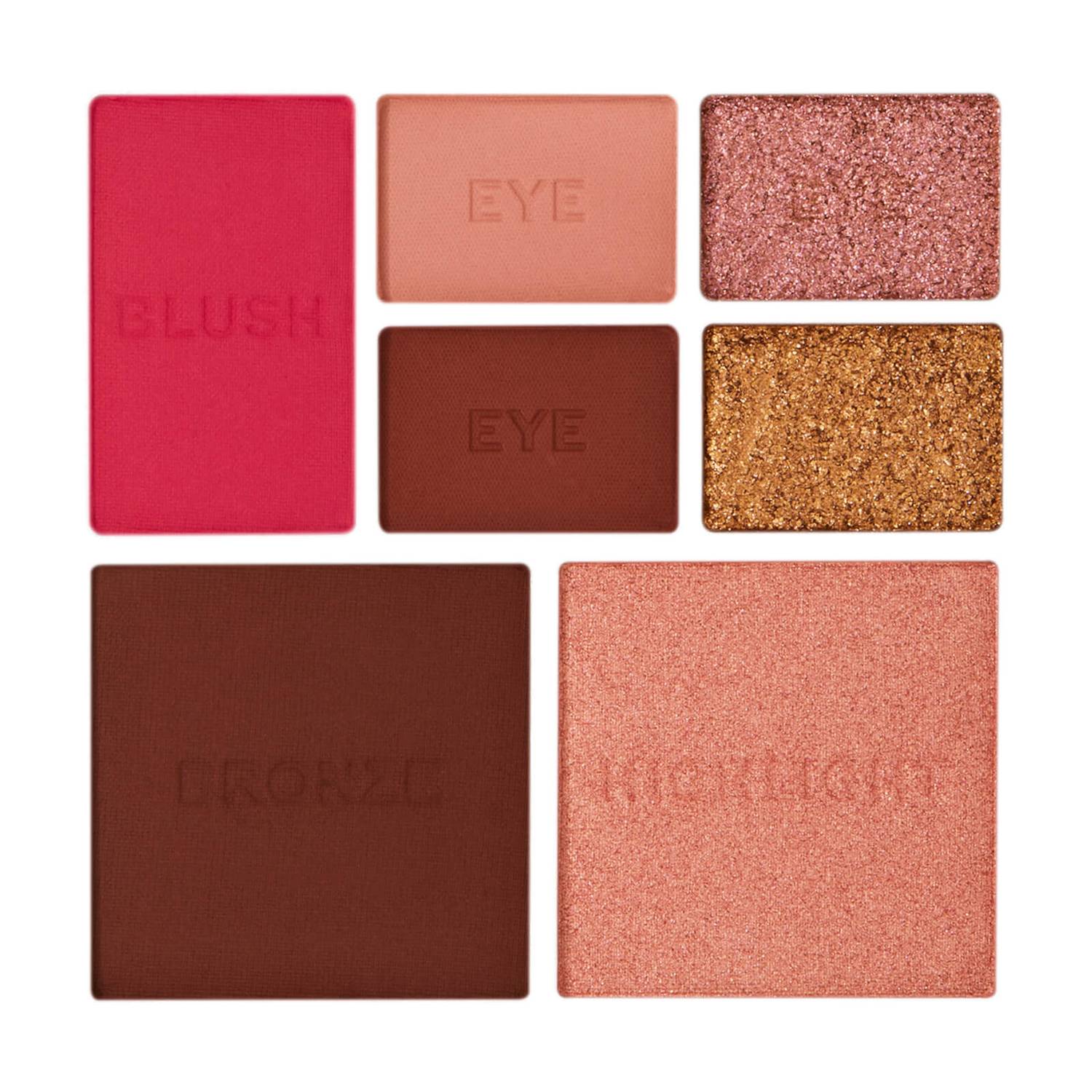 Revolution Pro True Love Eye and Cheek Palette - Medium-Deep