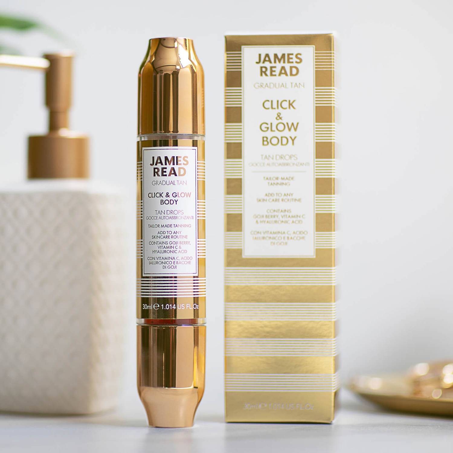 James Read Click and Glow Body Tan Drops 30ml