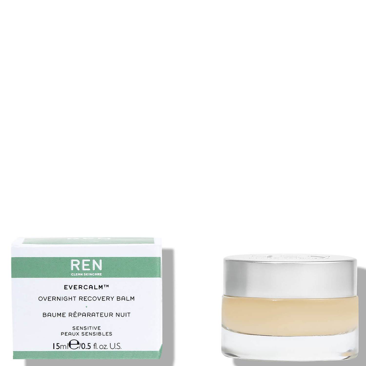 REN Clean Skincare Evercalm Overnight Recovery Balm 15ml