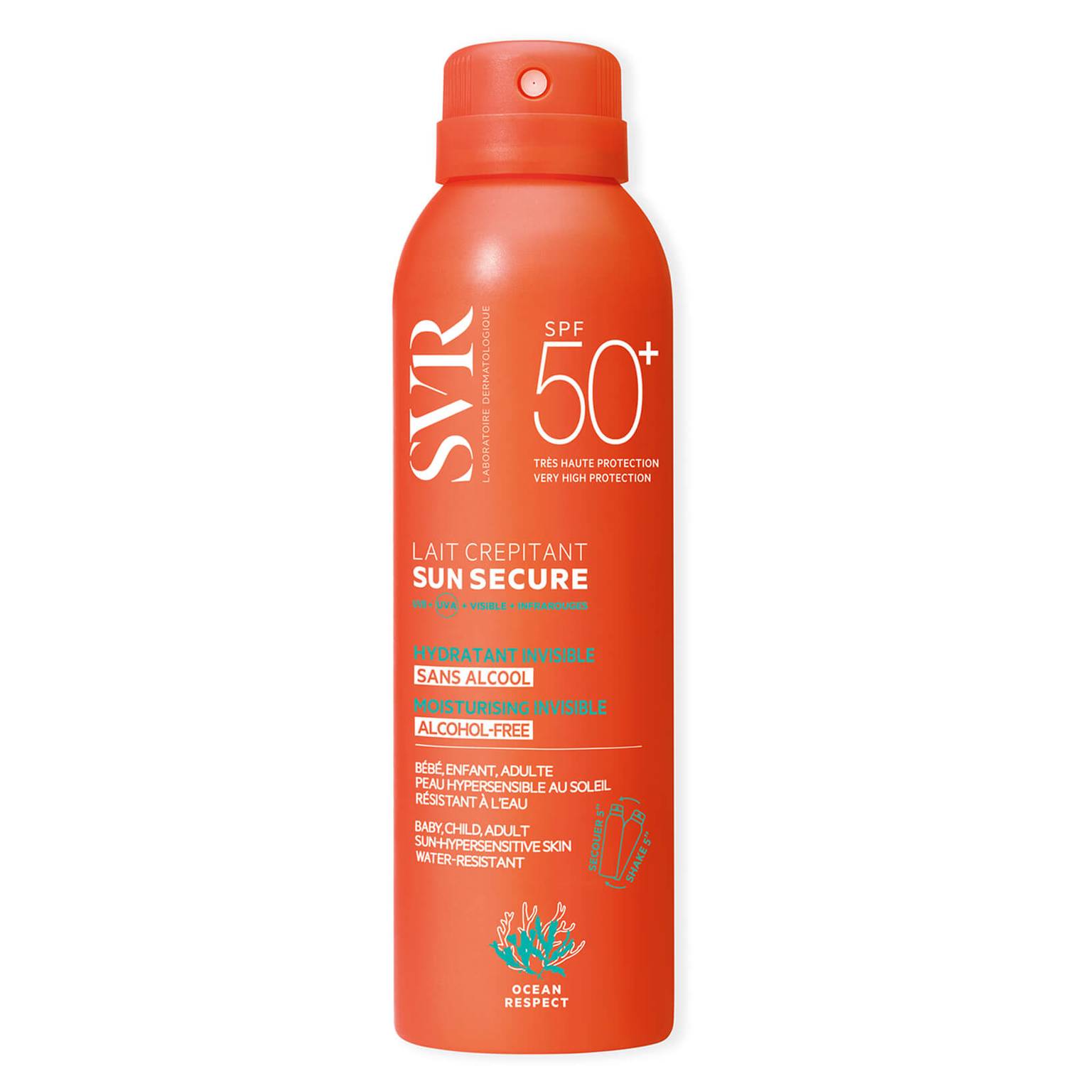 SVR Sun Secure Crackling Milk SPF50 200ml