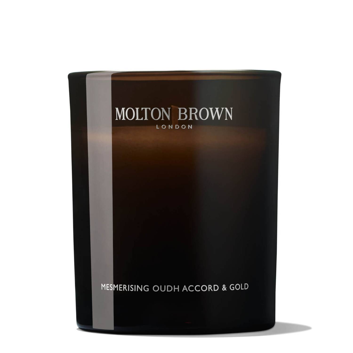 Molton Brown Mesmerising Oudh Accord and Gold Signature Scented Single Wick Candle 190g