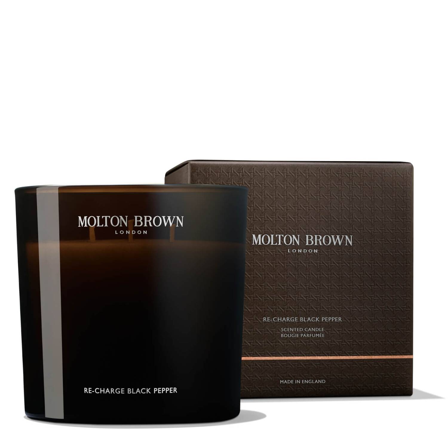 Molton Brown Re-Charge Black Pepper Luxury Scented Triple Wick Candle 600g