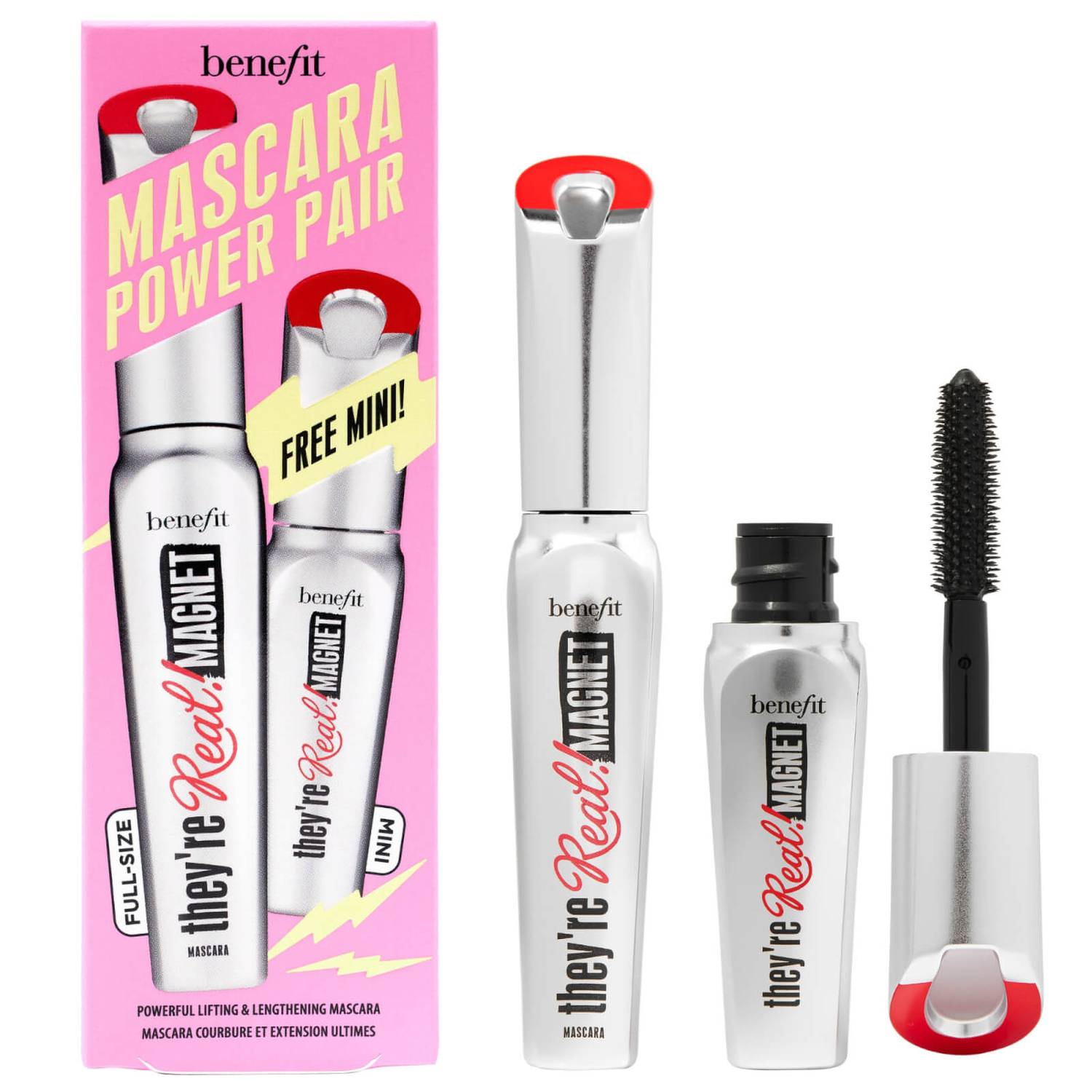 benefit Mascara Power Pair They're Real Magnet Extreme Lengthening Mascara Duo (Worth £38.00)