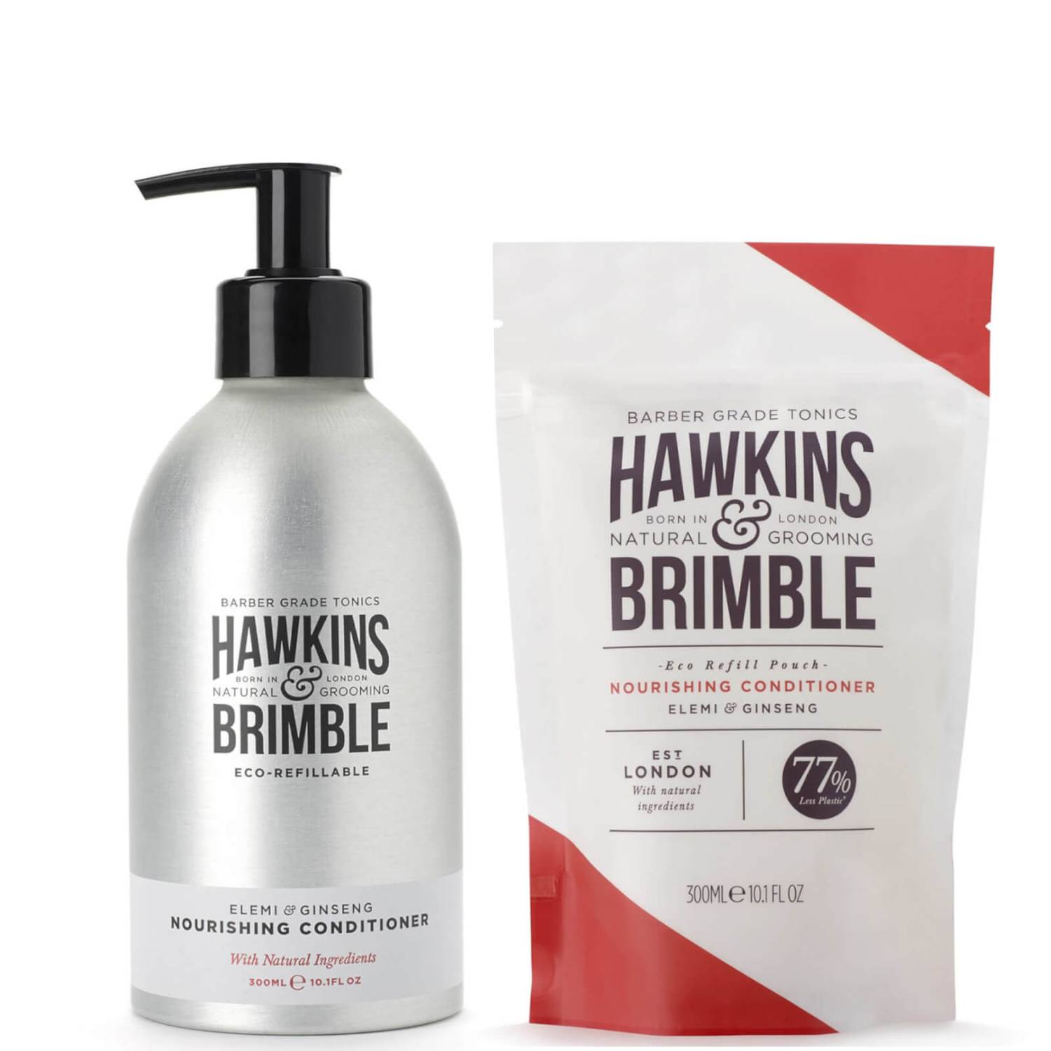 Hawkins & Brimble Conditioner Refill and Pouch Bundle