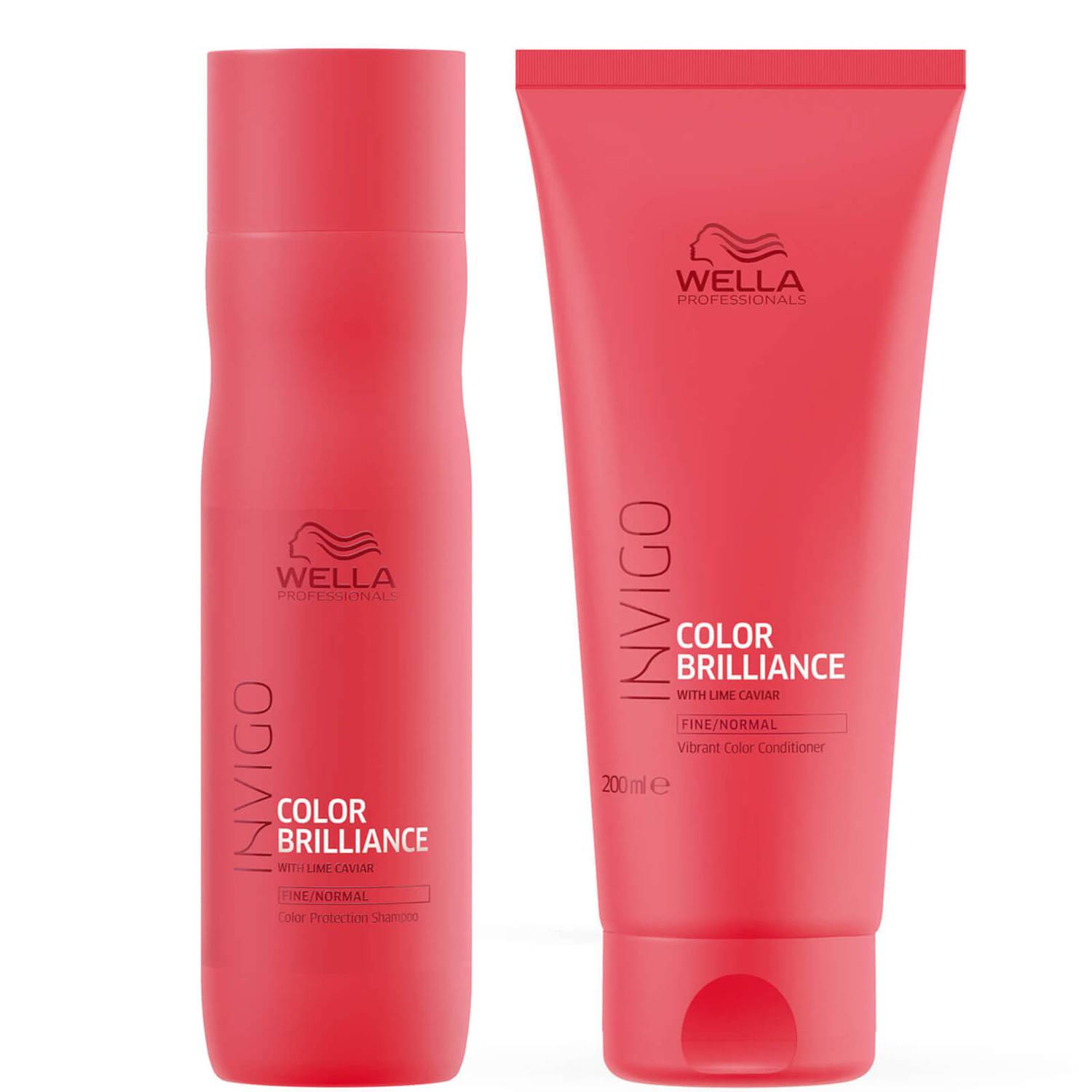 Wella Professionals Invigo Colur Brilliance Colour Protection Shampoo and Conditioner Regime Bundle