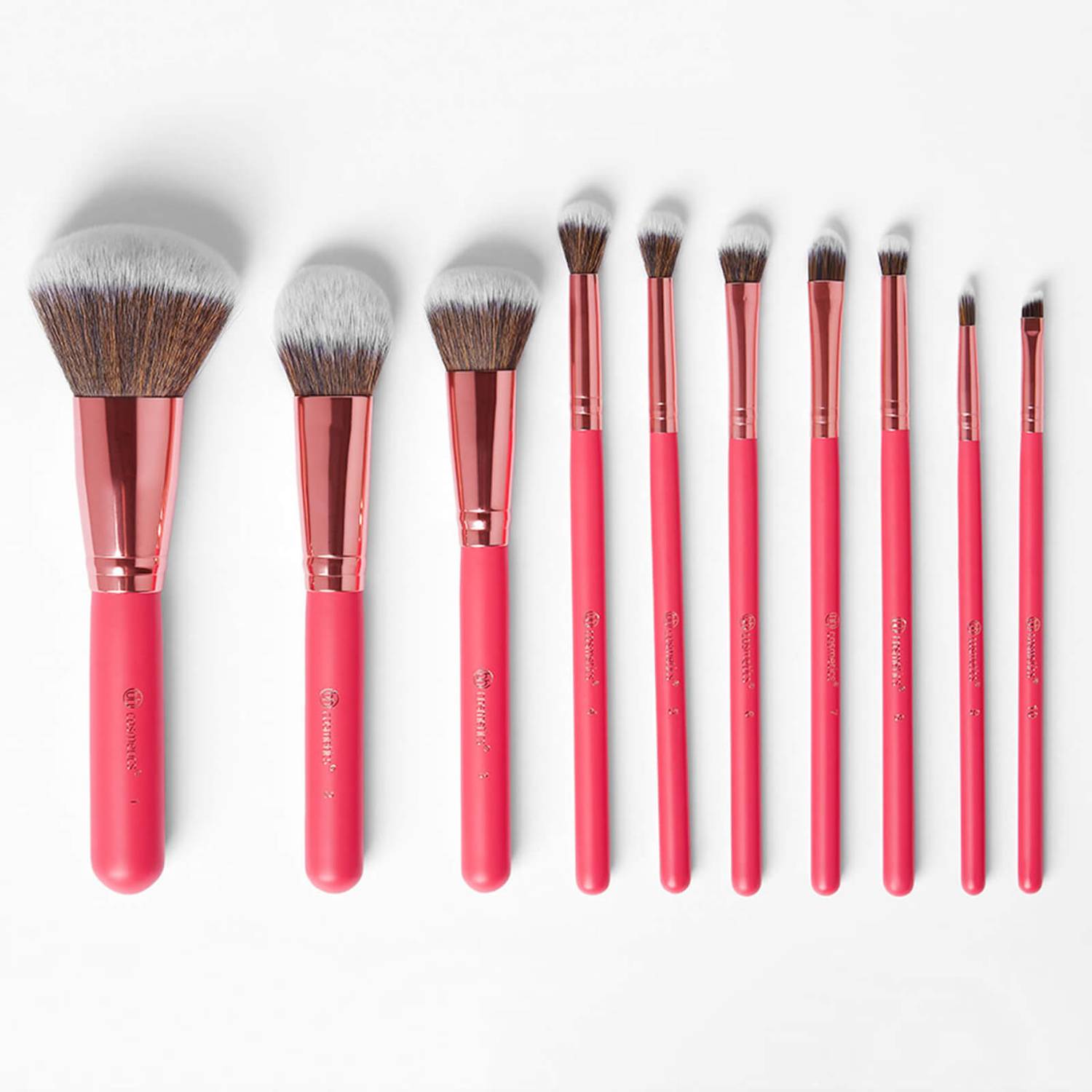 BH Cosmetics Bombshell Beauty - 10 Piece Brush Set