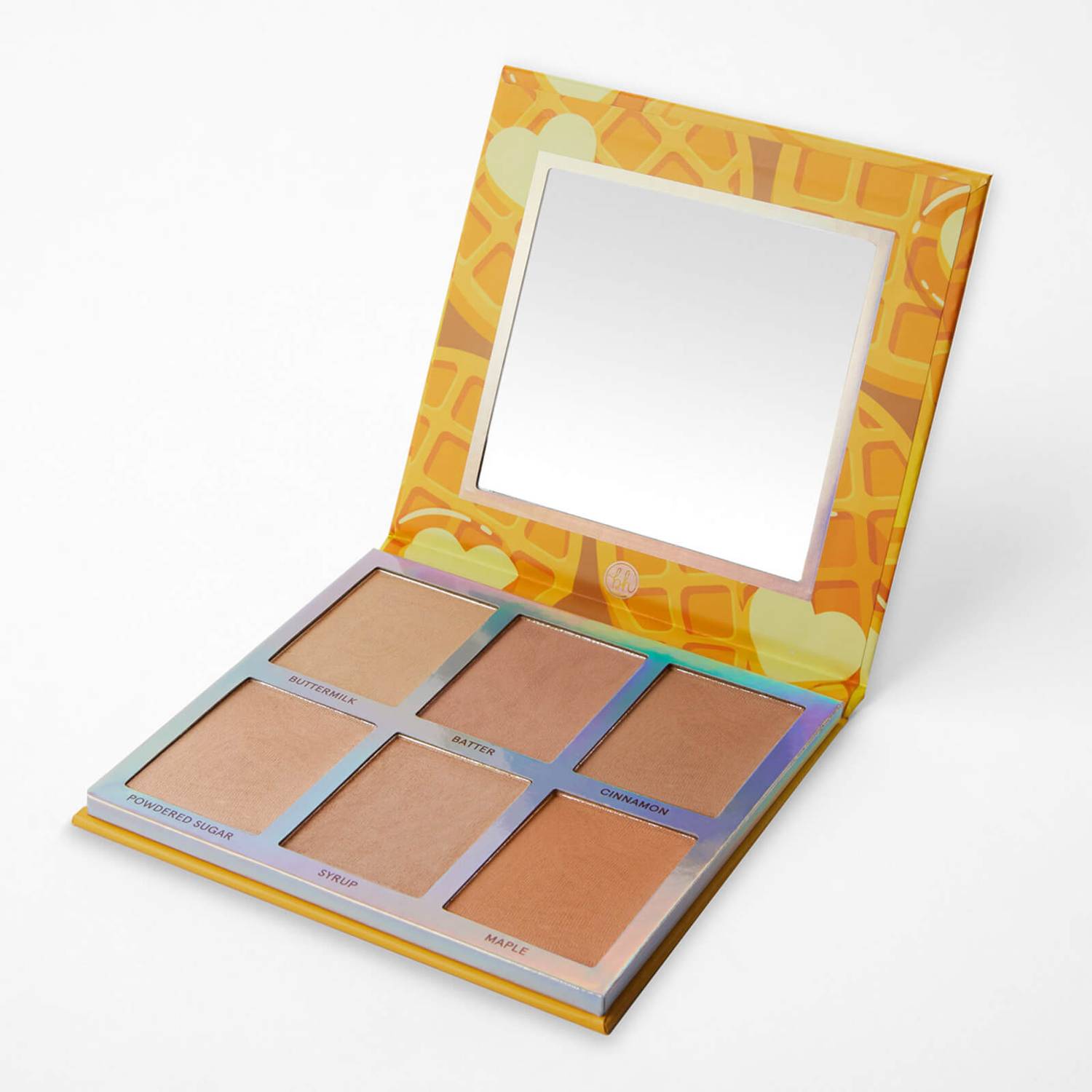 BH Cosmetics Weekend Vibes Belgian Waffle - 6 Color Baked Bronzer & Highlighter Palette