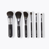 BH Cosmetics Mini Essentials - 6 Piece Travel Brush Set with Bag