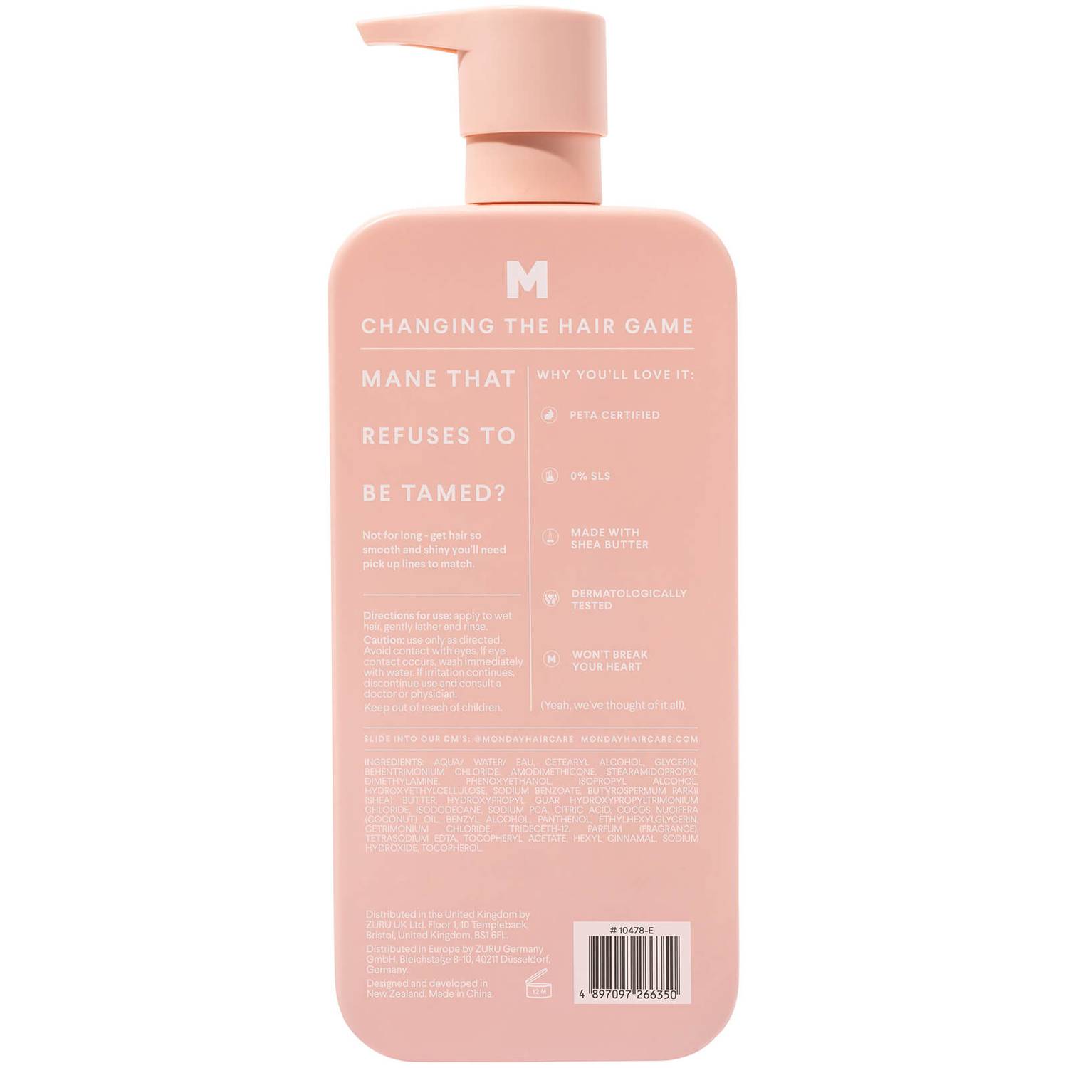 MONDAY Haircare Smooth Shampoo 800ml