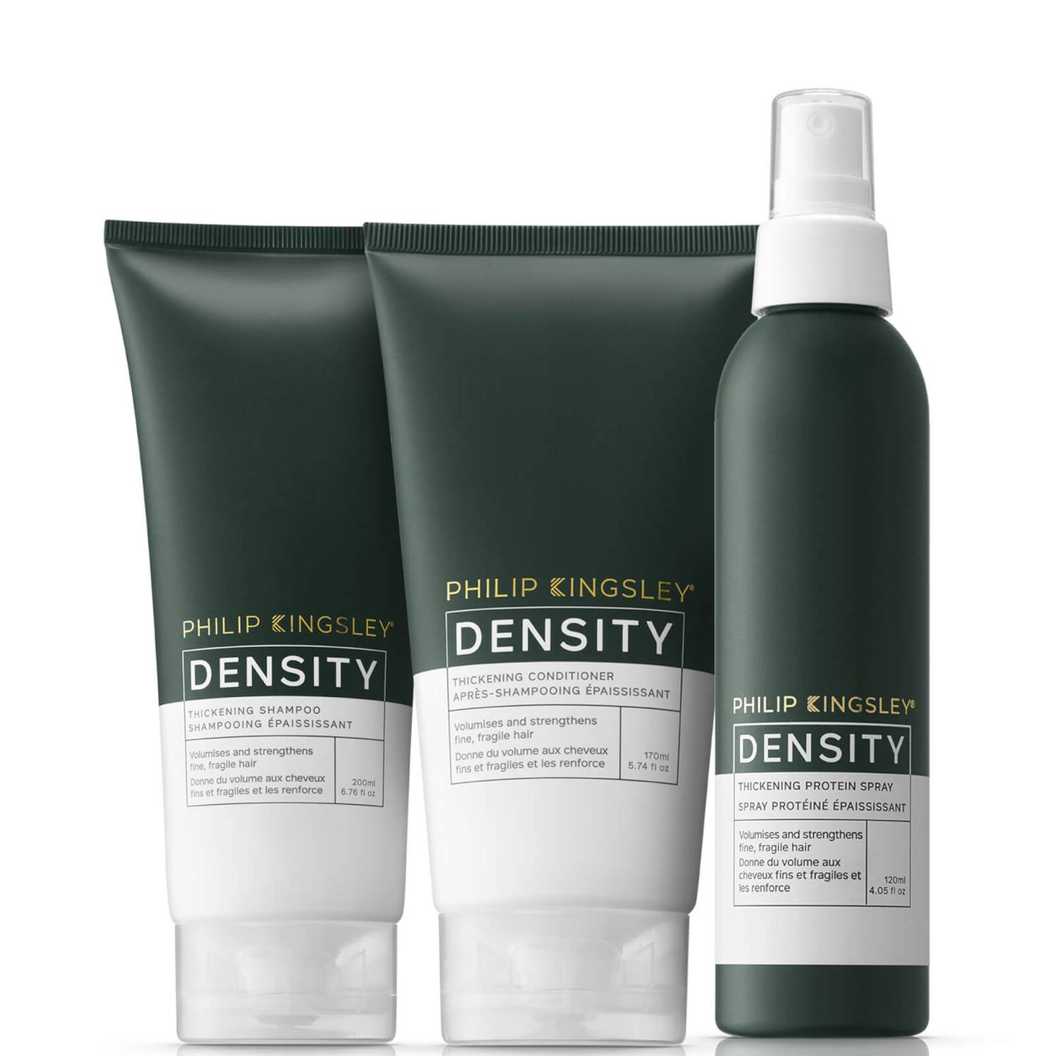 Philip Kingsley Density Regime Thicken and Volumise Trio (Worth £92.00)