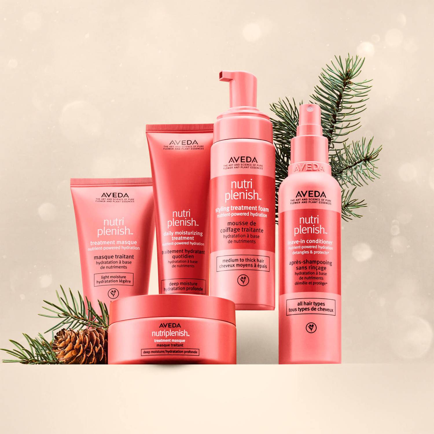 Aveda Nutriplenish Light Moisture Set (Worth £62.50)