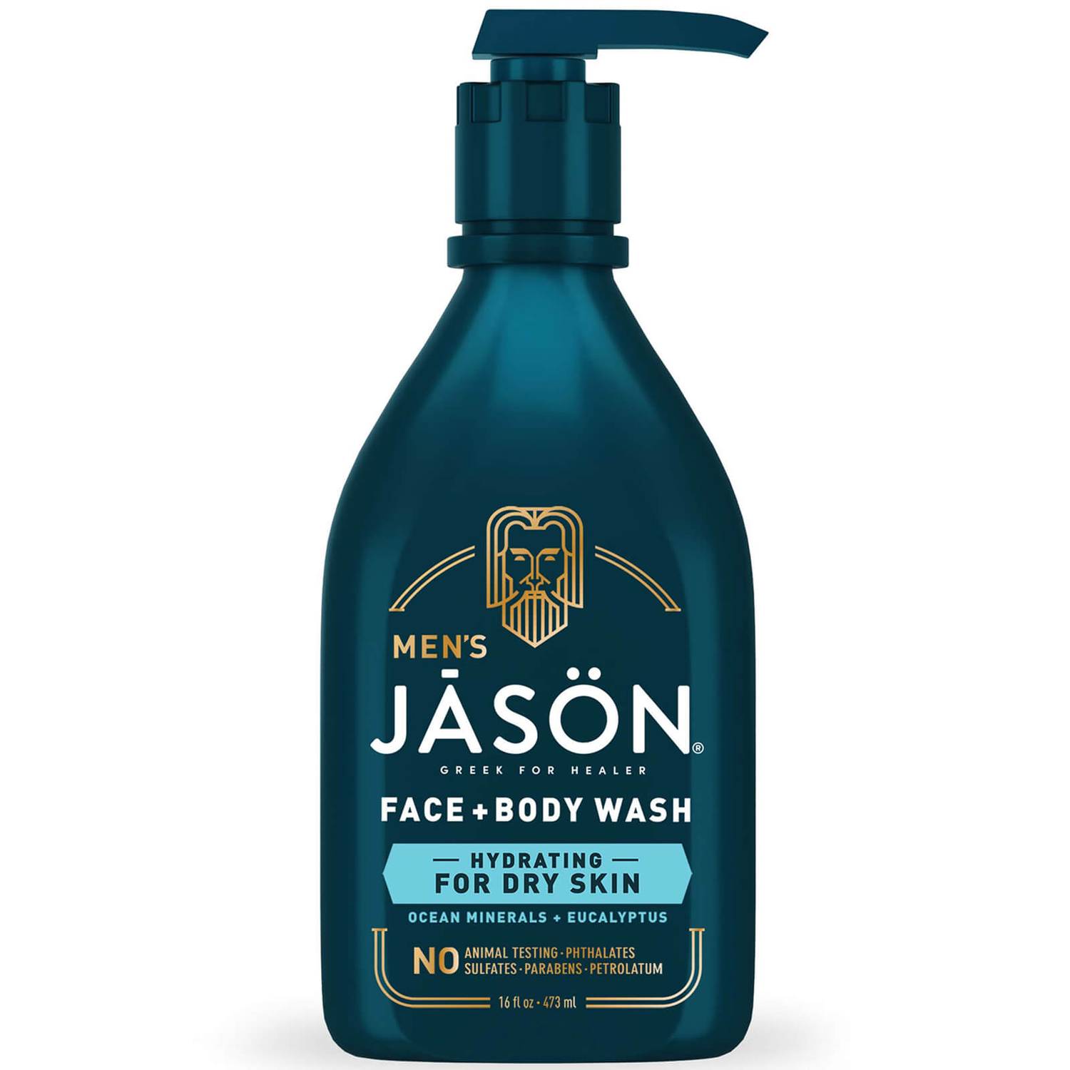 JASON Men's Hydrating Face and Body Wash 473ml