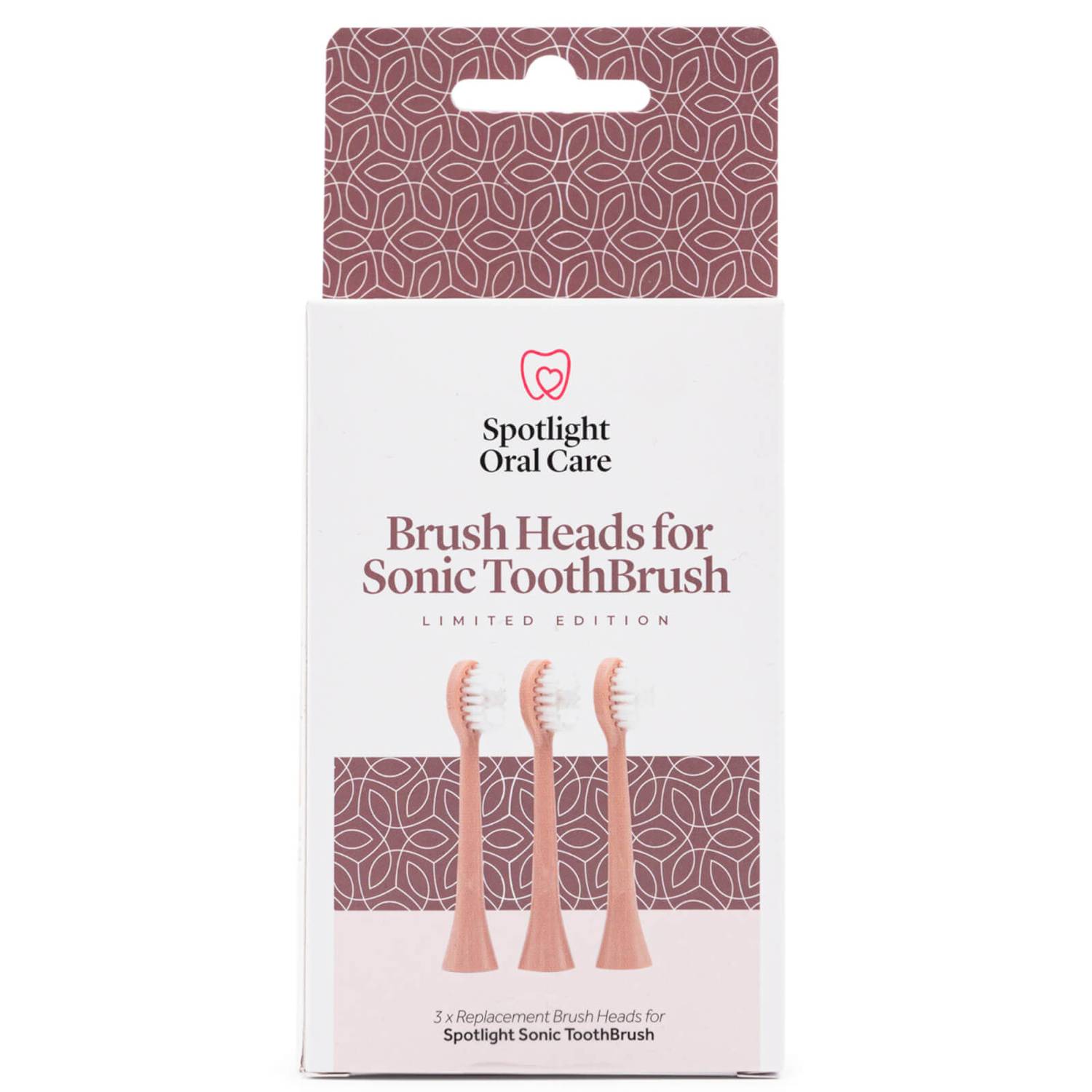 Spotlight Oral Care Sonic Head Replacements - Rose Gold