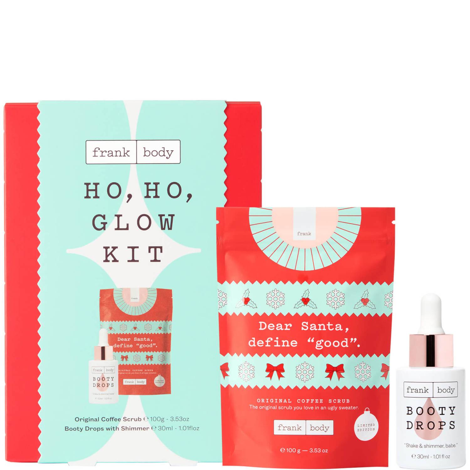 frank body Ho Ho Glow (Worth £24.00)