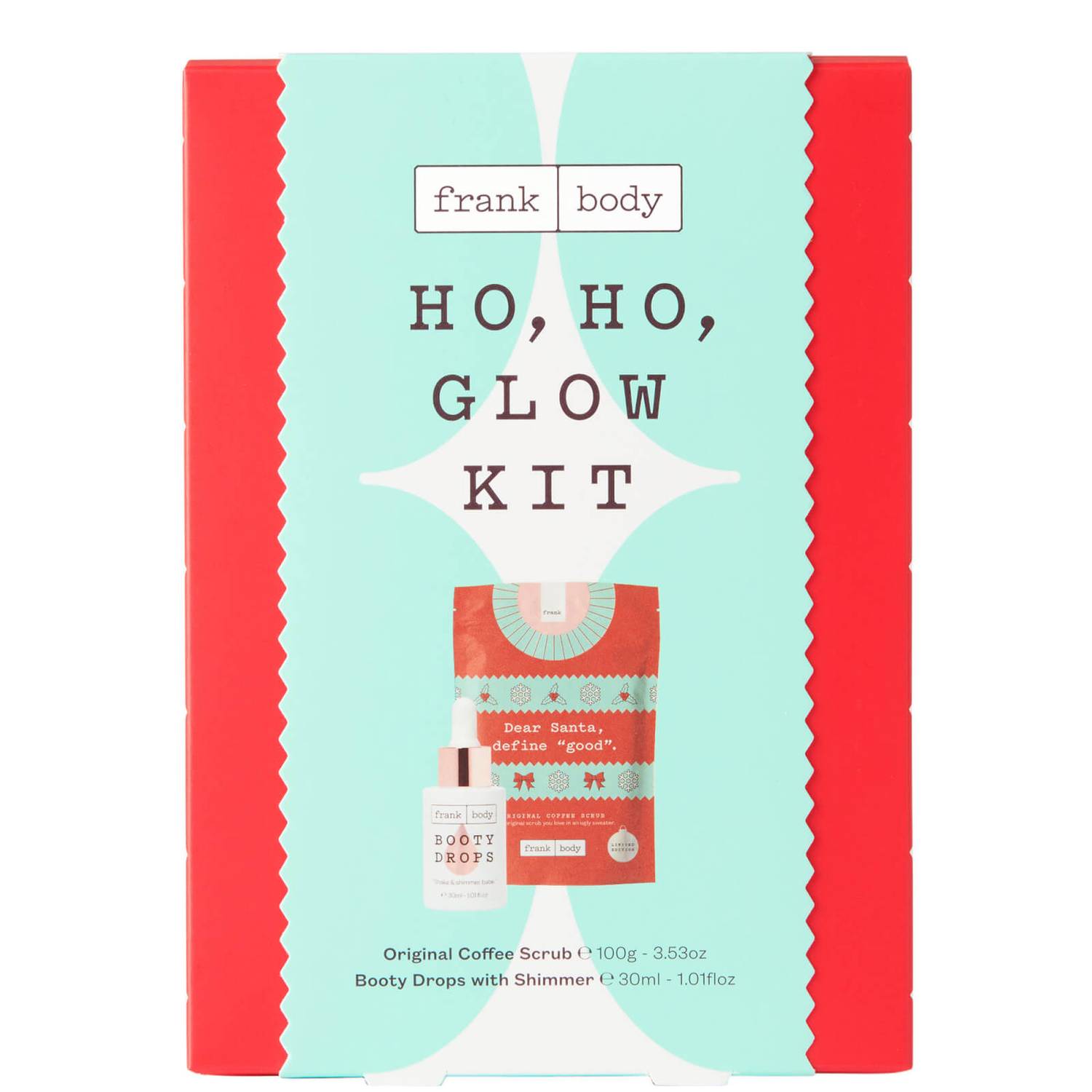 frank body Ho Ho Glow (Worth £24.00)