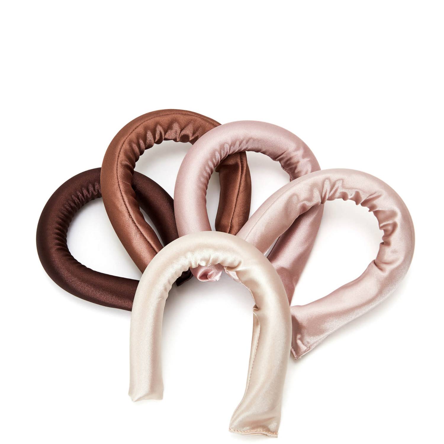 Kitsch Satin Wrapped Flexi Rods - Rosewood