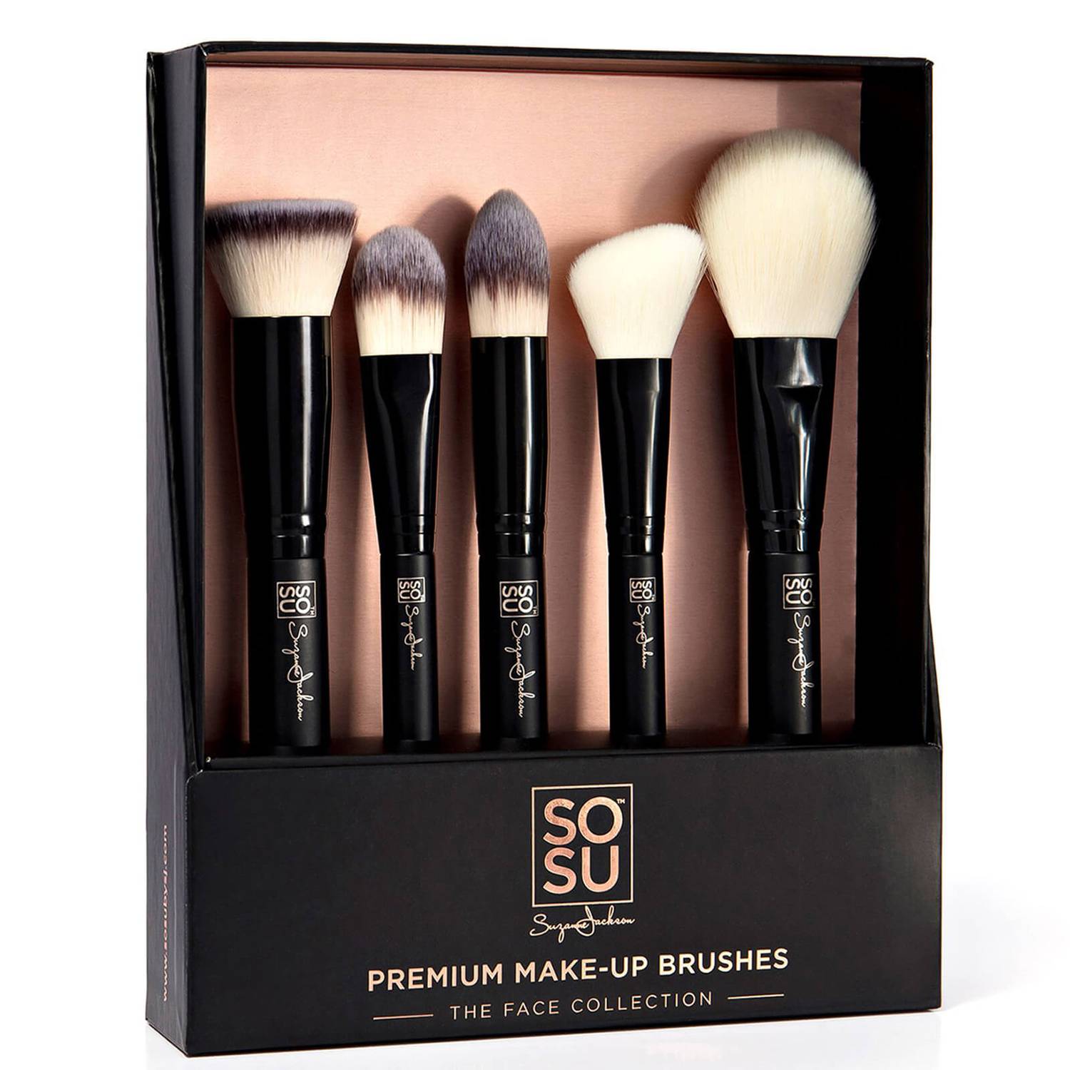 SOSU Cosmetics The 5 Piece Face Collection Brush Set