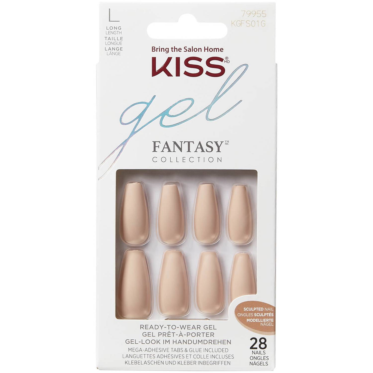 Kiss Gel Fantasy Sculpted Nails - 4 the Cause