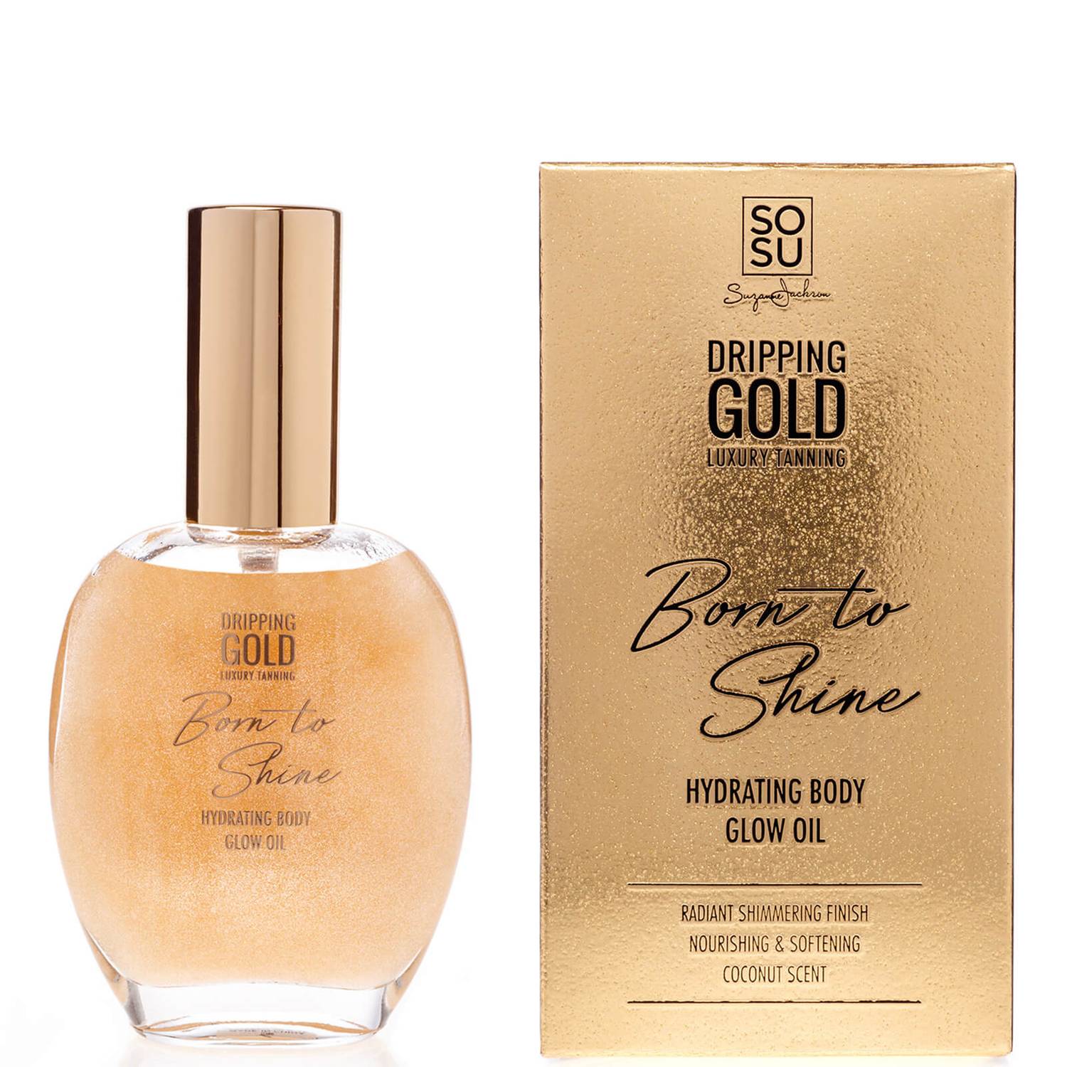 Dripping Gold Shimmer Oil Spray