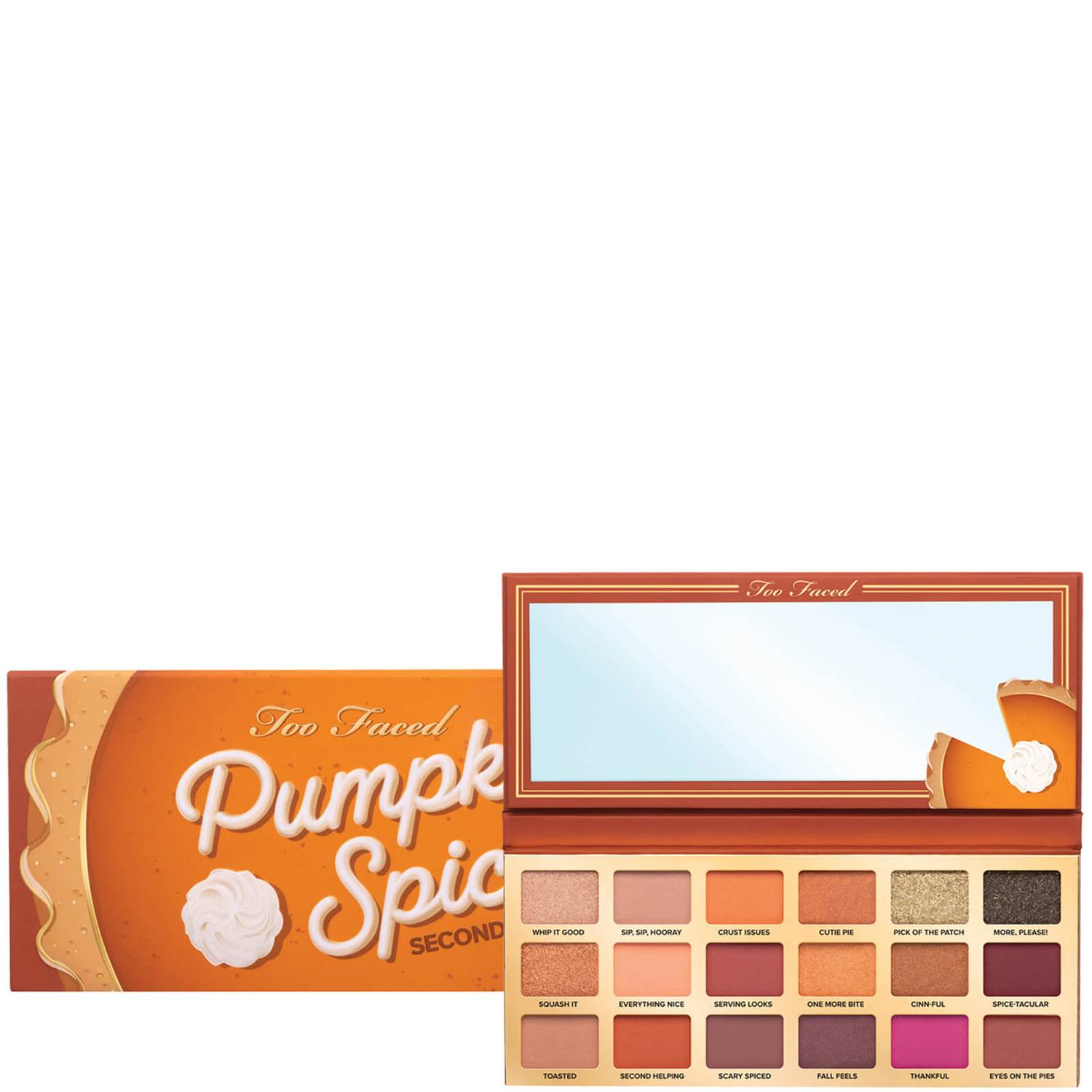 Too Faced Limited Edition Pumpkin Spice Second Slice Sweet and Spicy Eye Shadow Palette