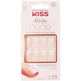 Kiss Salon Acrylic Nude Nails - Cashmere