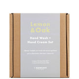 ManCave Lemon and Oak Hand Wash and Hand Cream Set