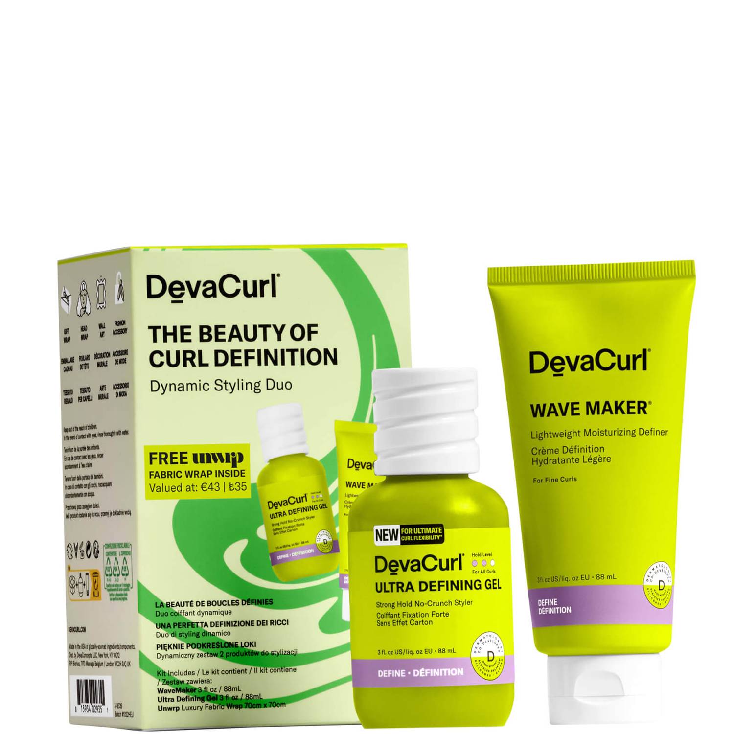 DevaCurl The Beauty Of Curl Definition Dynamic Styling Duo