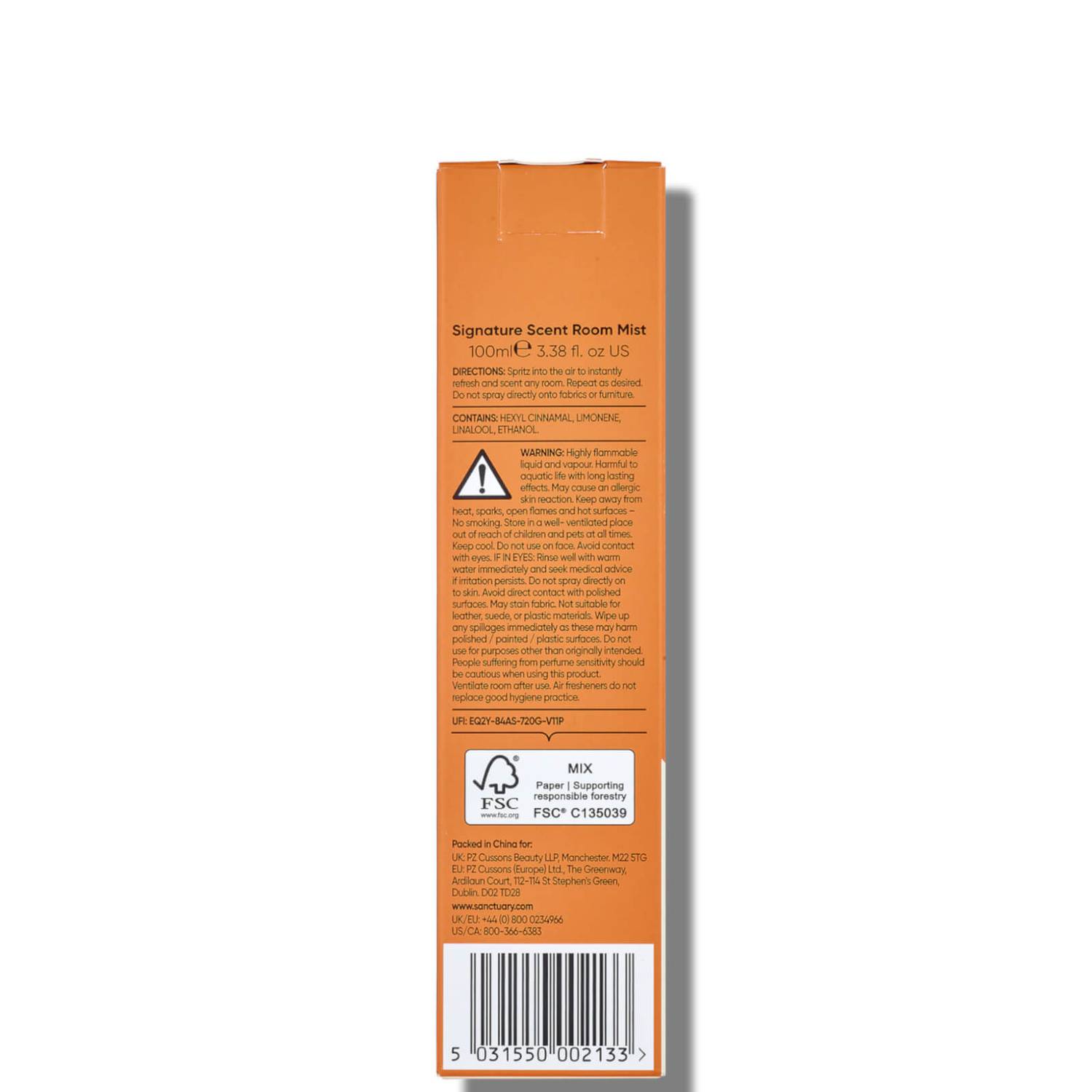 Sanctuary Spa Luxury Room Spray 100ml