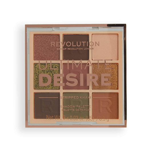 Makeup Revolution Ultimate Desire Shadow - Palette Stripped Khaki