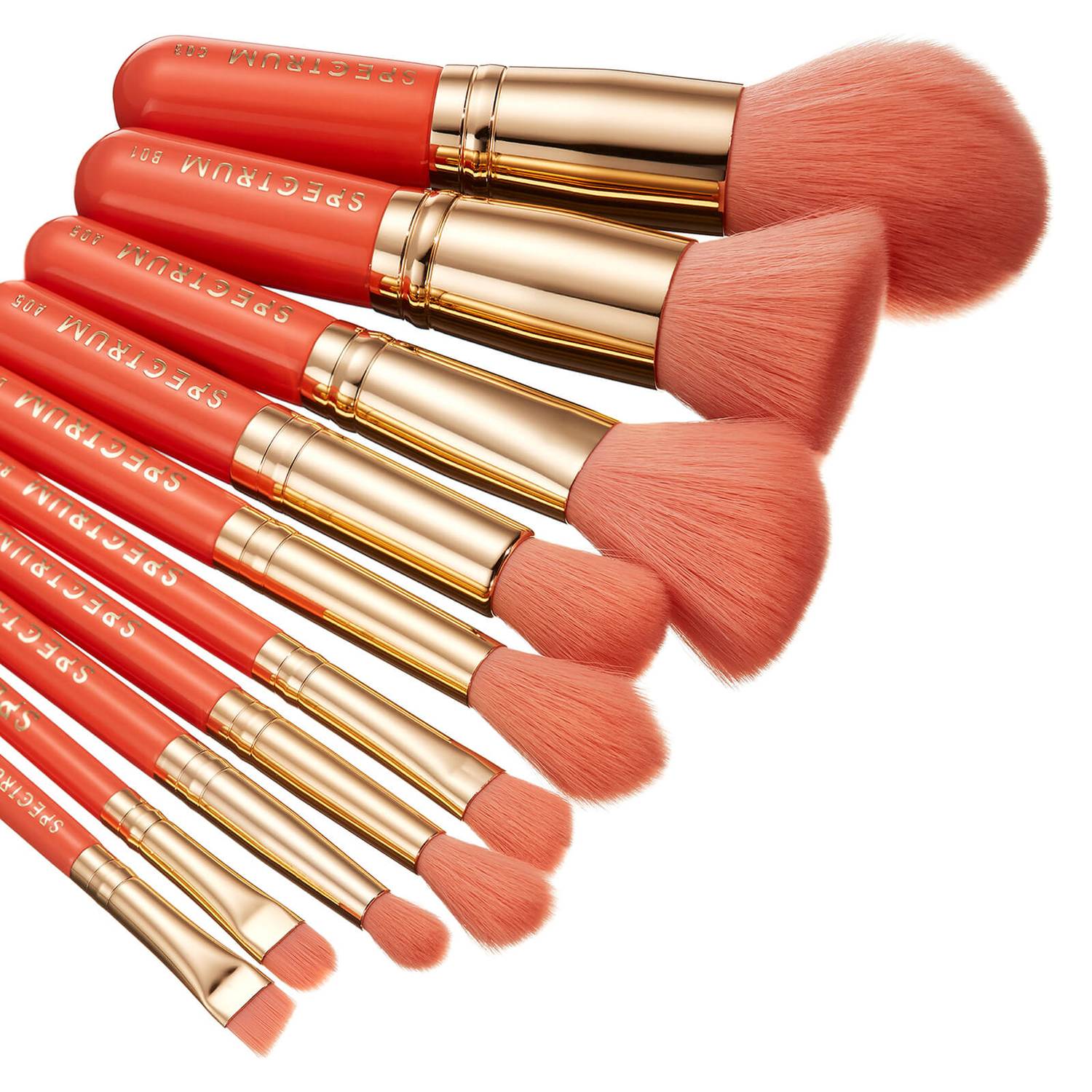 Spectrum Sunset Ombre Make Up Bag and Brush Set