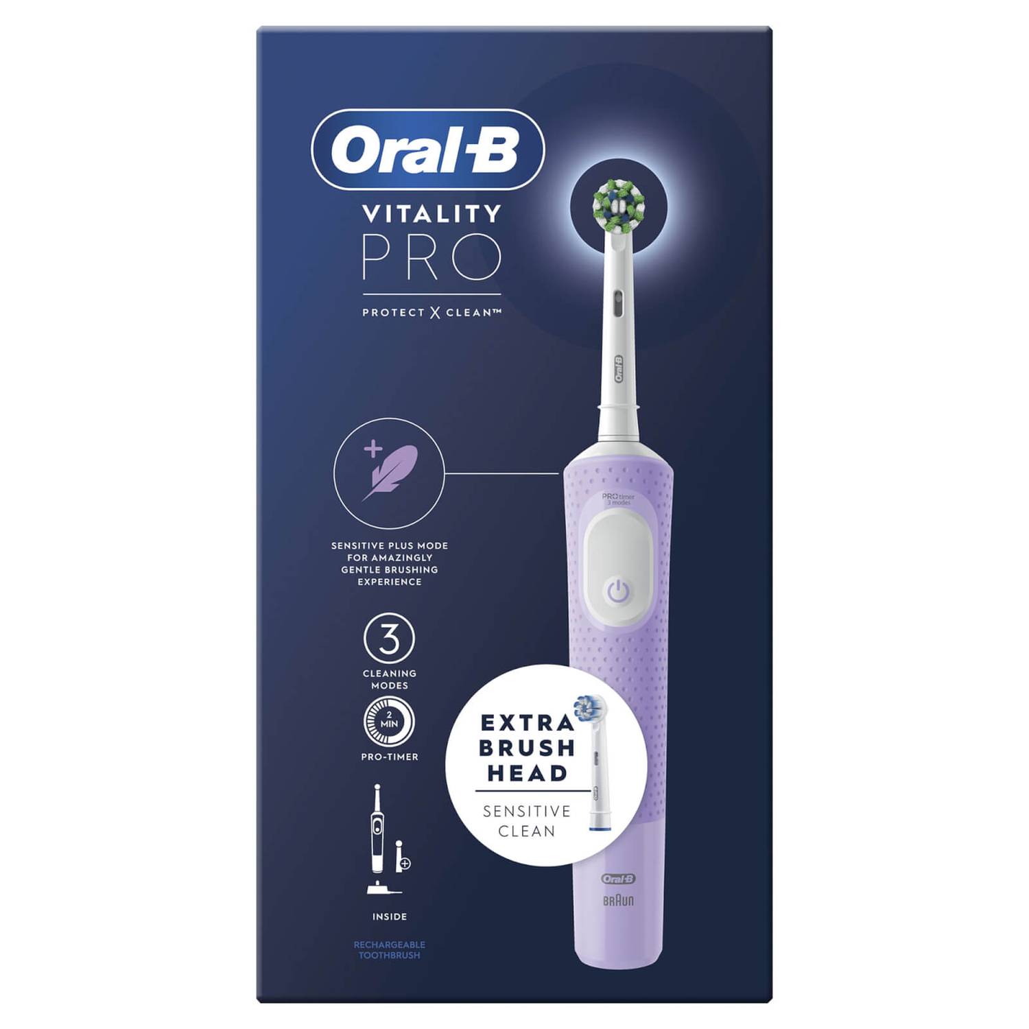 Oral-B Vitality PRO Lilac Electric Toothbrush