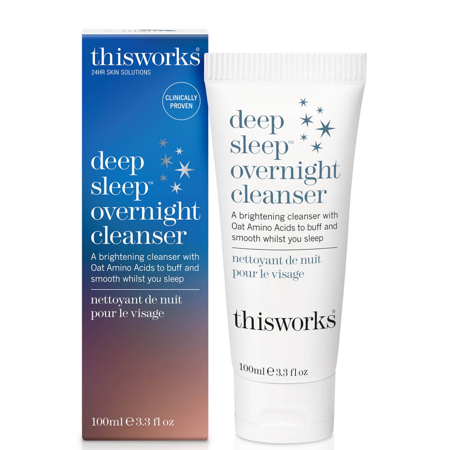 this works Deep Sleep Overnight Cleanser 100ml