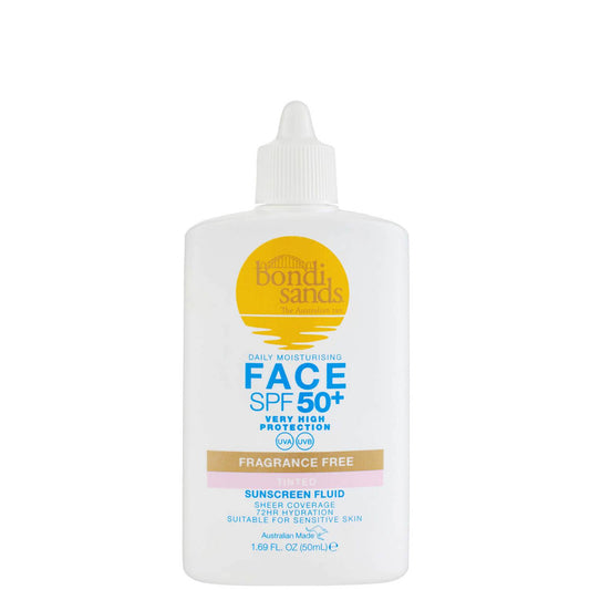 Bondi Sands SPF 50+ Fragrance Free 5 Star Tinted Face Fluid 50ml