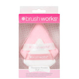 brushworks Triangle Powder Puff Duo