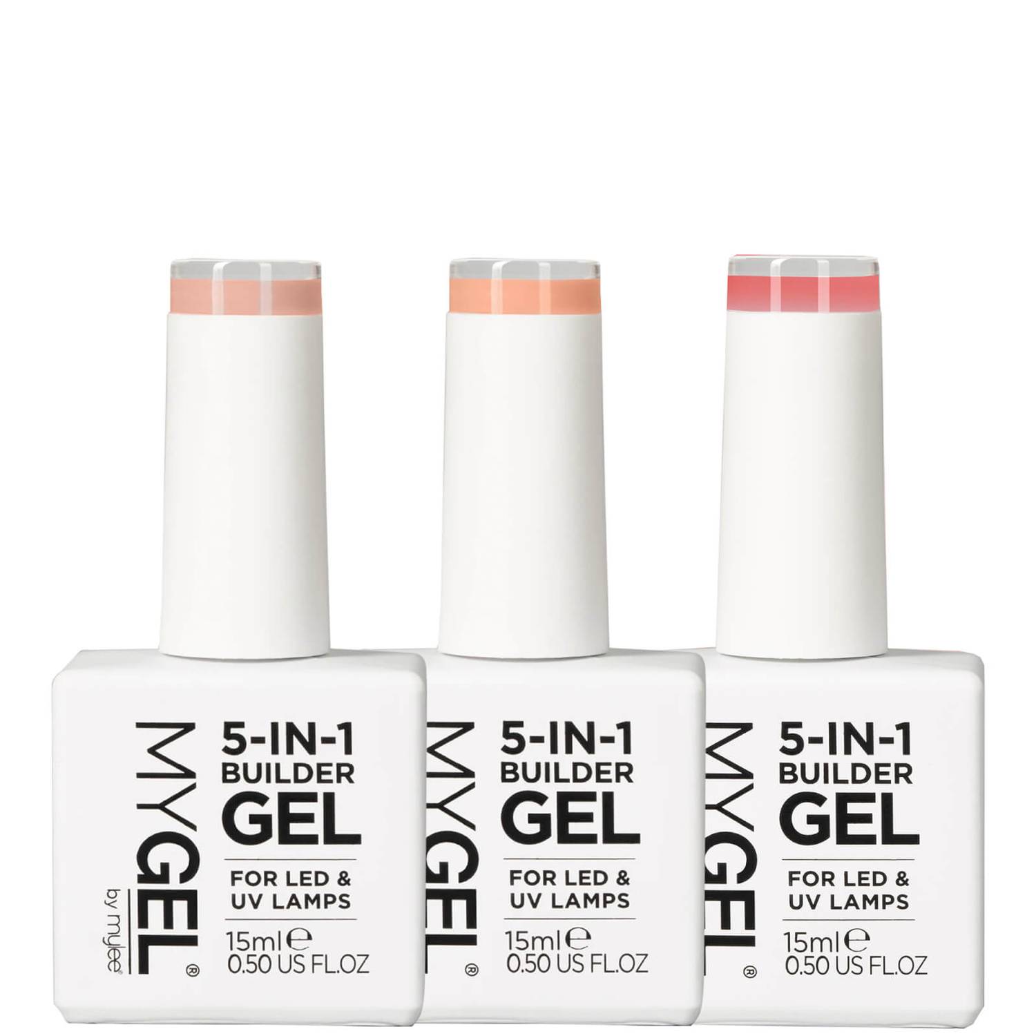 Mylee 5 in 1 Builder Gel Trio - Au Natural