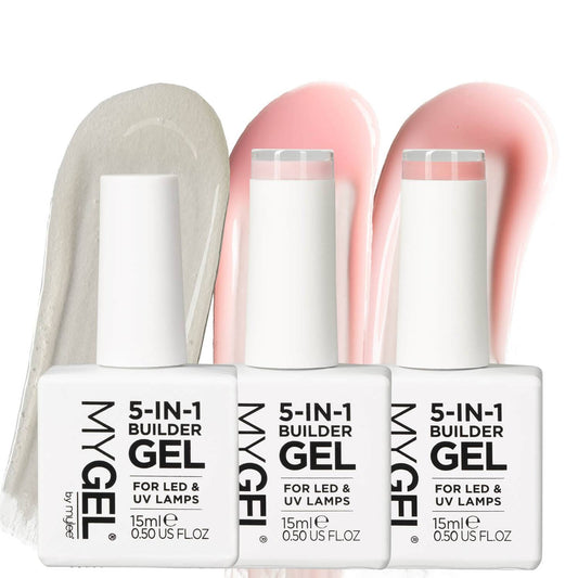 Mylee 5 in 1 Builder Gel Trio - Just Peachy