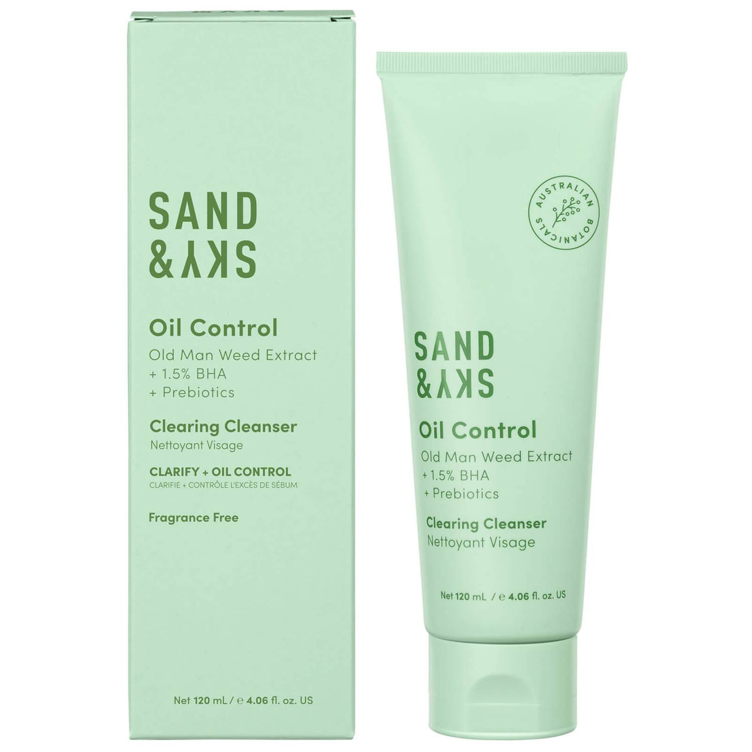 Sand & Sky Oil Control Clearing Cleanser 120ml