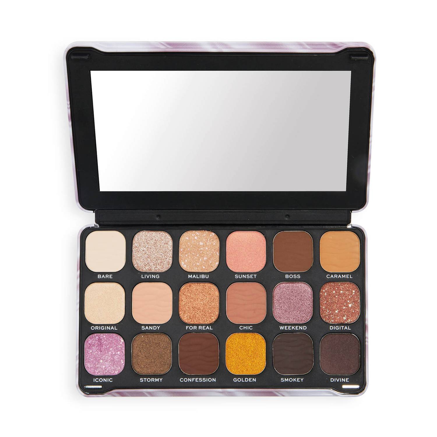 Makeup Revolution Forever Flawless Shadow Palette - Nude Silk