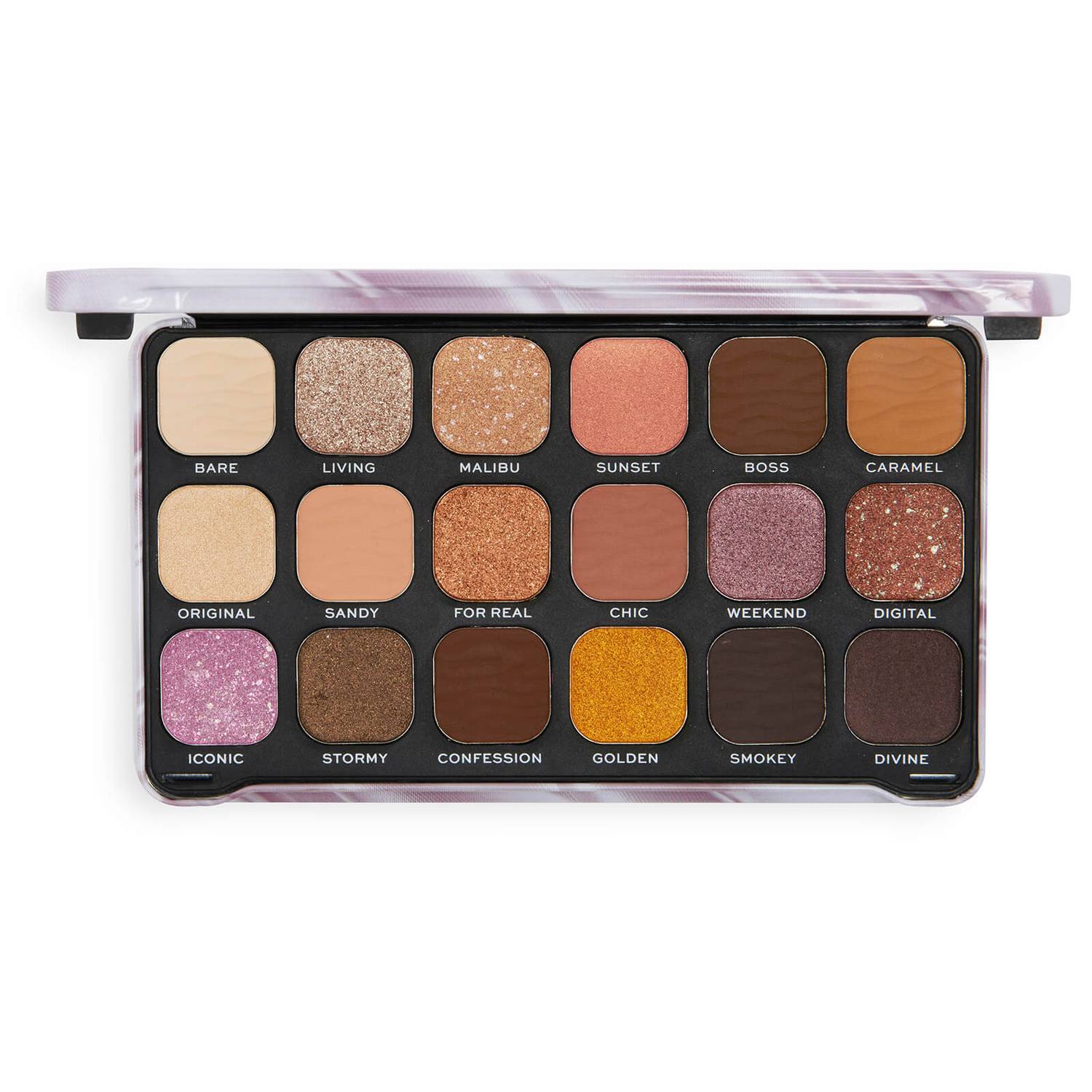 Makeup Revolution Forever Flawless Shadow Palette - Nude Silk