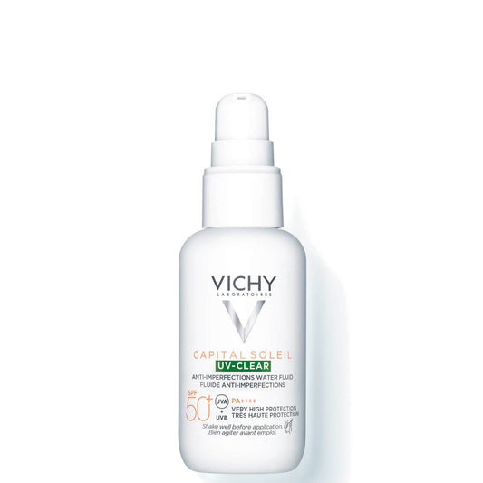 Vichy Capital Soleil UV-Clear Daily Sun Protection SPF50+ with Salicylic Acid for Blemish-Prone Skin 40ml