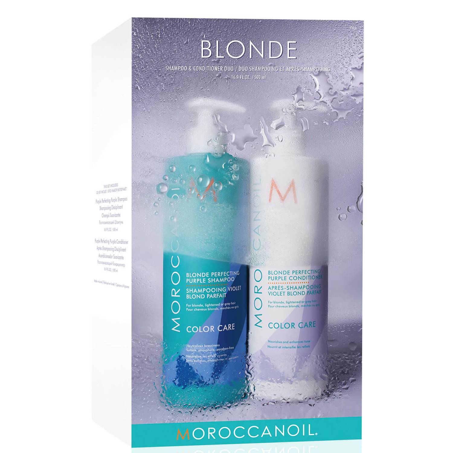 Moroccanoil Blonde Shampoo and Conditioner 500ml Duo (Worth £99.75)