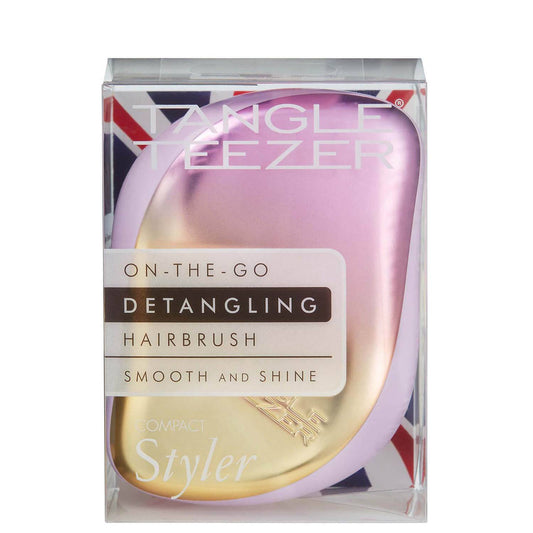 Tangle Teezer Compact Styler Brush - Lilac/Yellow Chrome