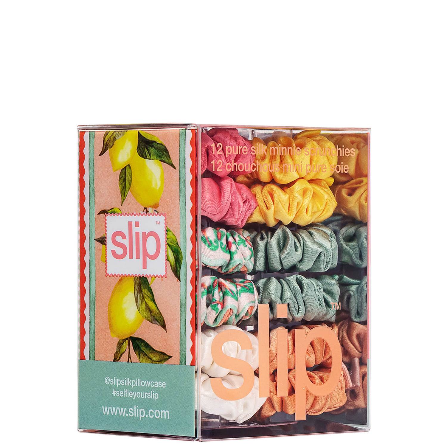 Slip Pure Silk Minnie Scrunchies - Italian Summer