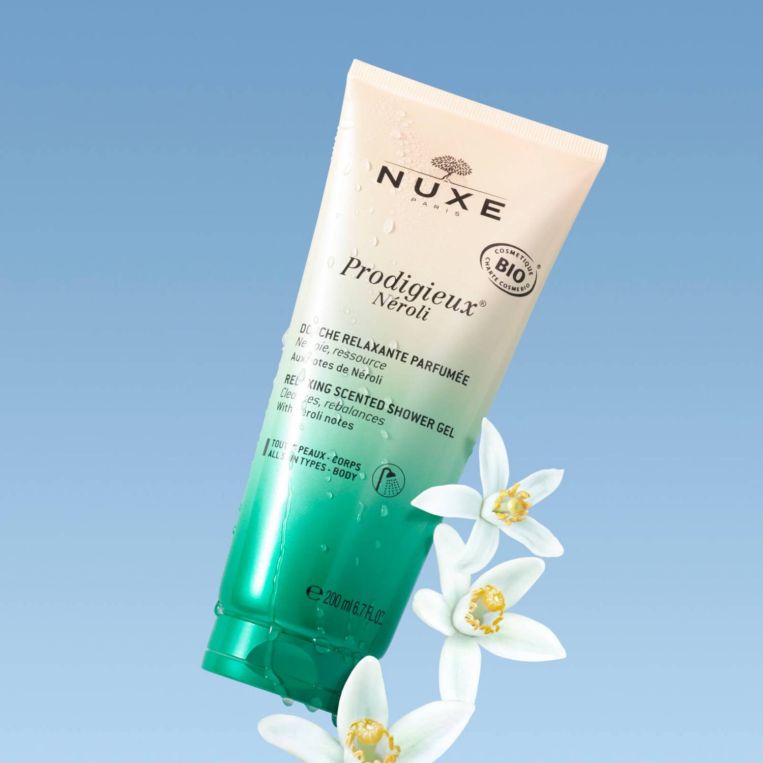 NUXE Prodigieux® Néroli - Relaxing Scented Shower Gel 200ml