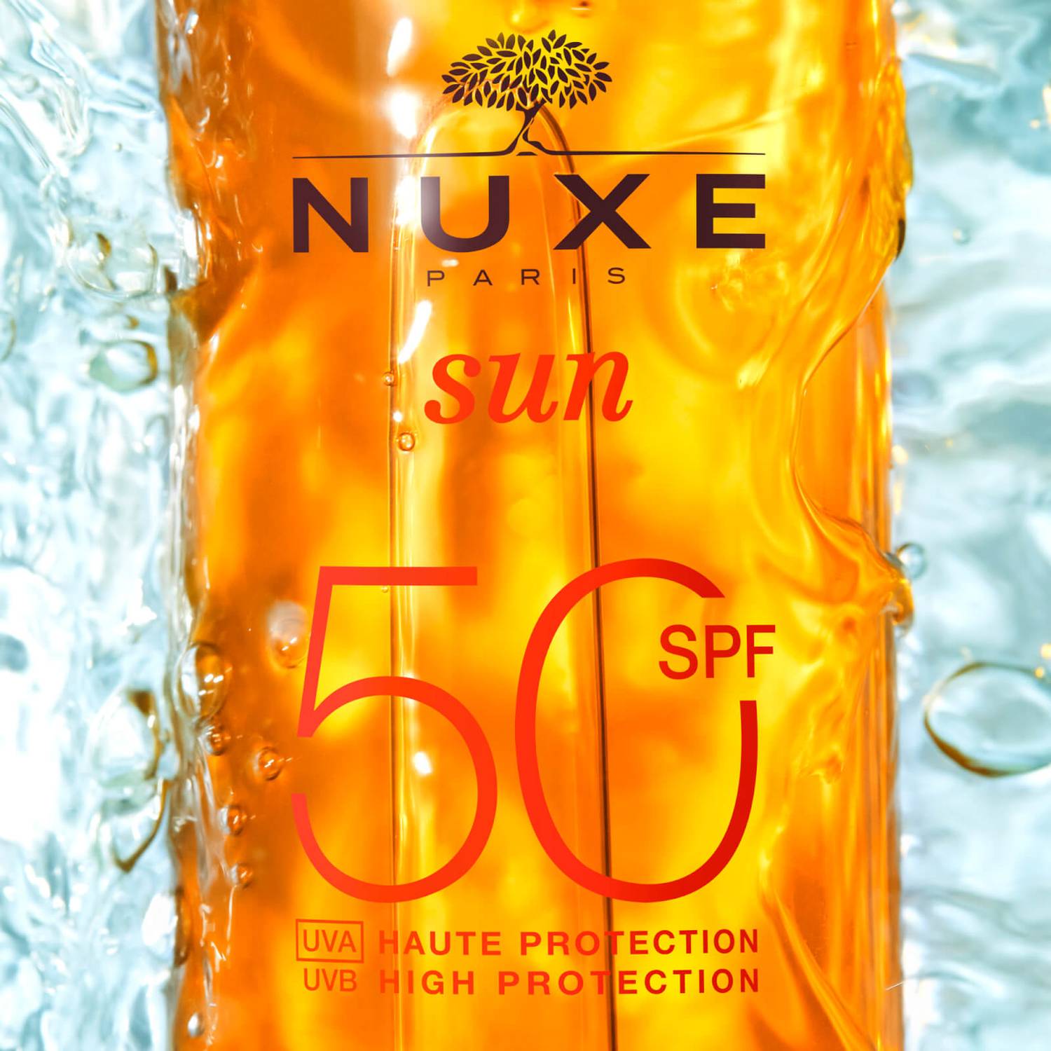 NUXE Tanning Sun Oil High Protection SPF50 face and body 150 ml