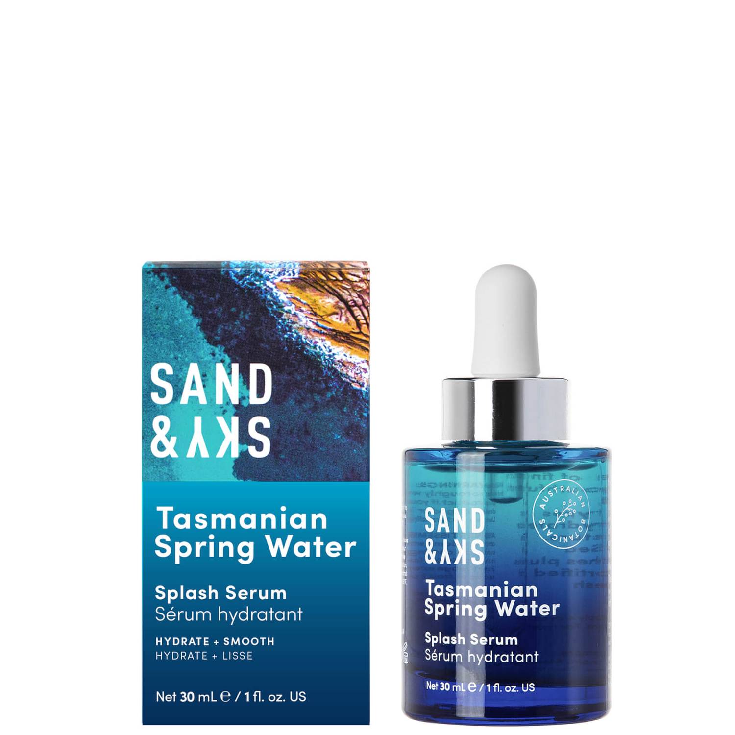 Sand & Sky Tasmanian Spring Water Splash Serum 30ml