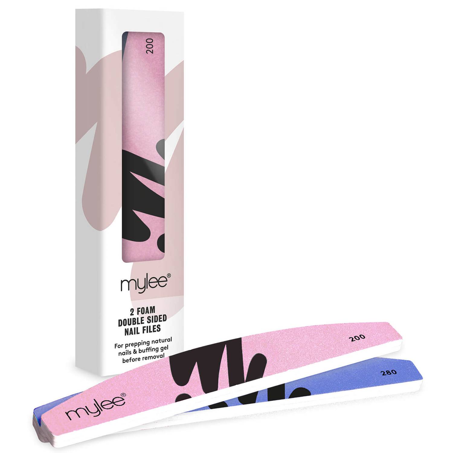 Mylee Foam Nail File - 200/280 Grit